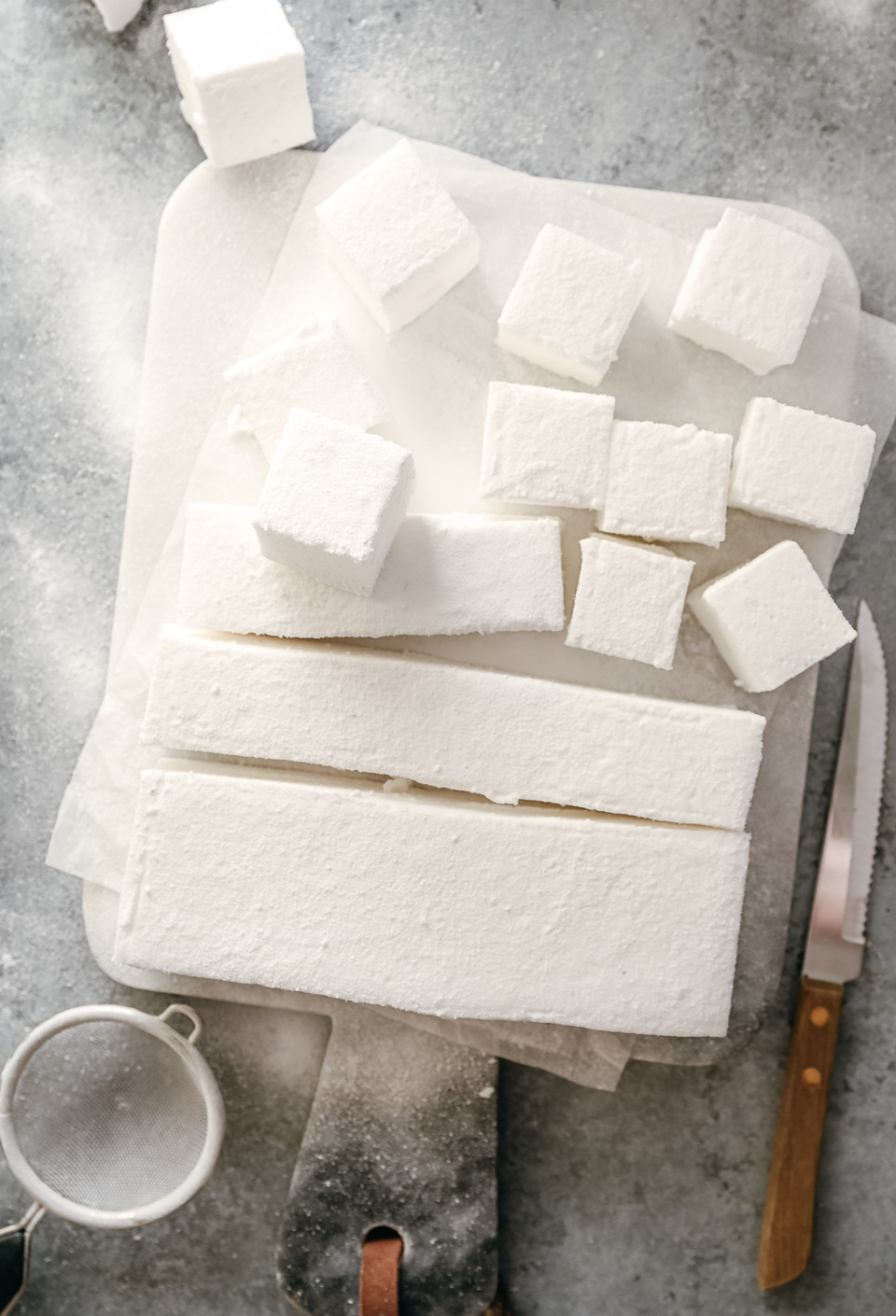 Homemade marshmallows