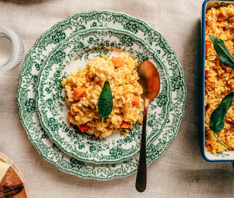 Pumpkin risotto 1