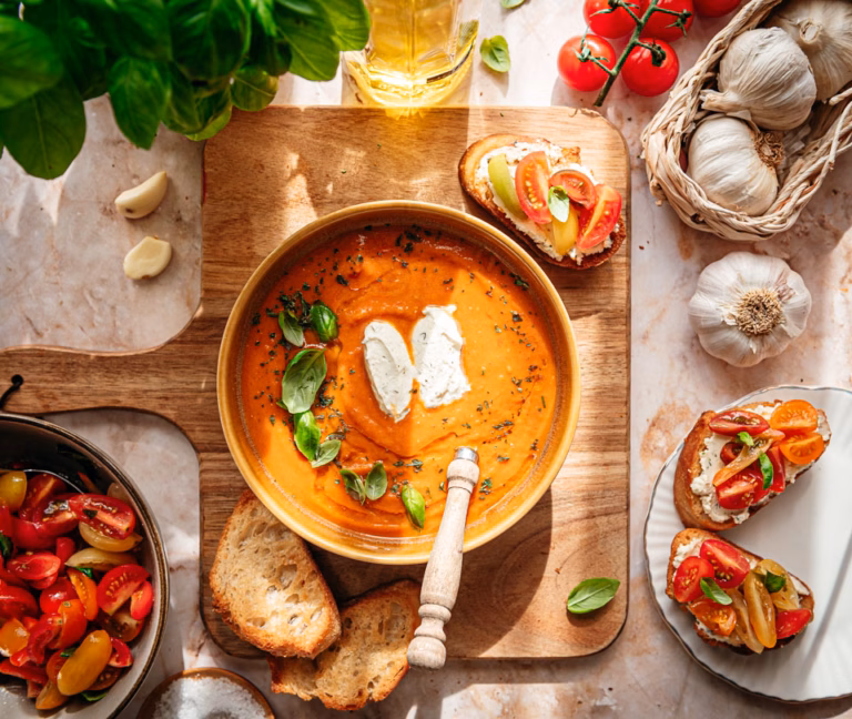 Creamy tomato soup