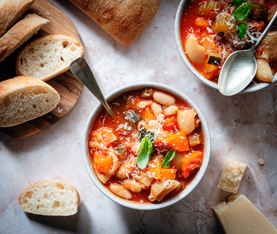 Minestrone soup recipe