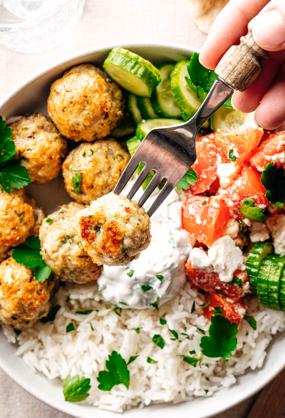 Oven baked meatballs