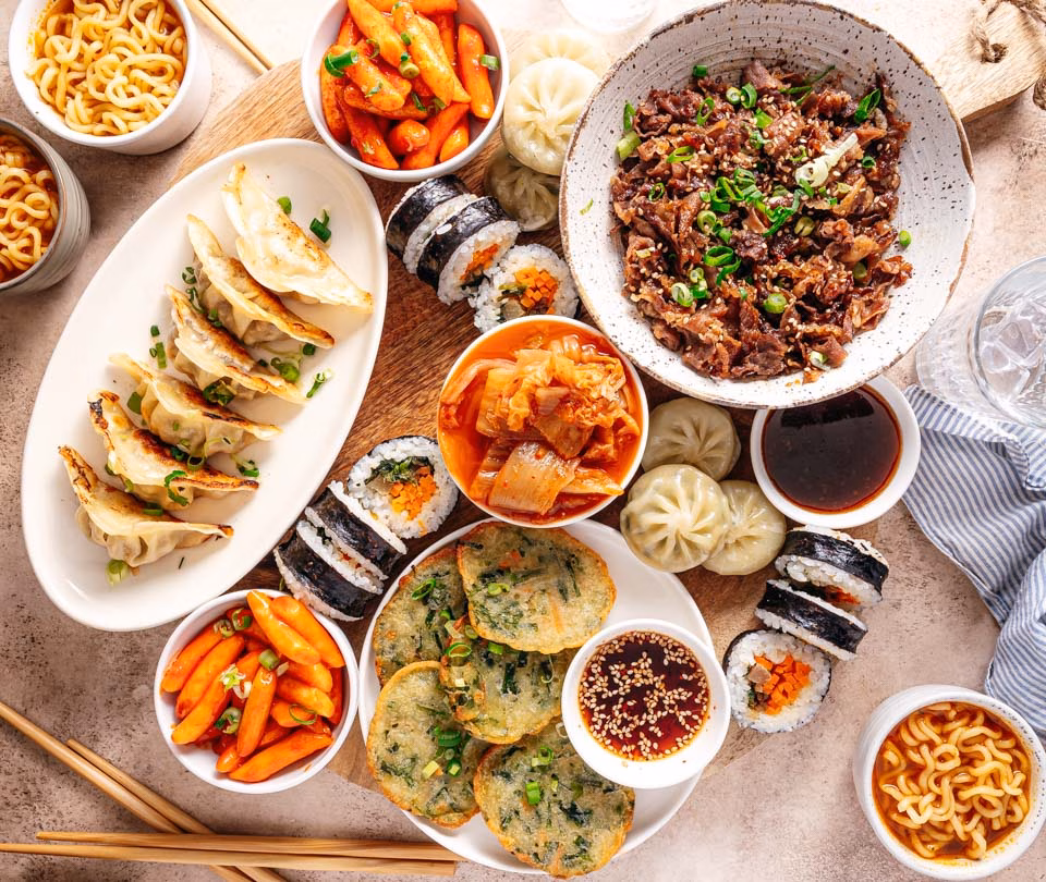 Korean charcuterie board