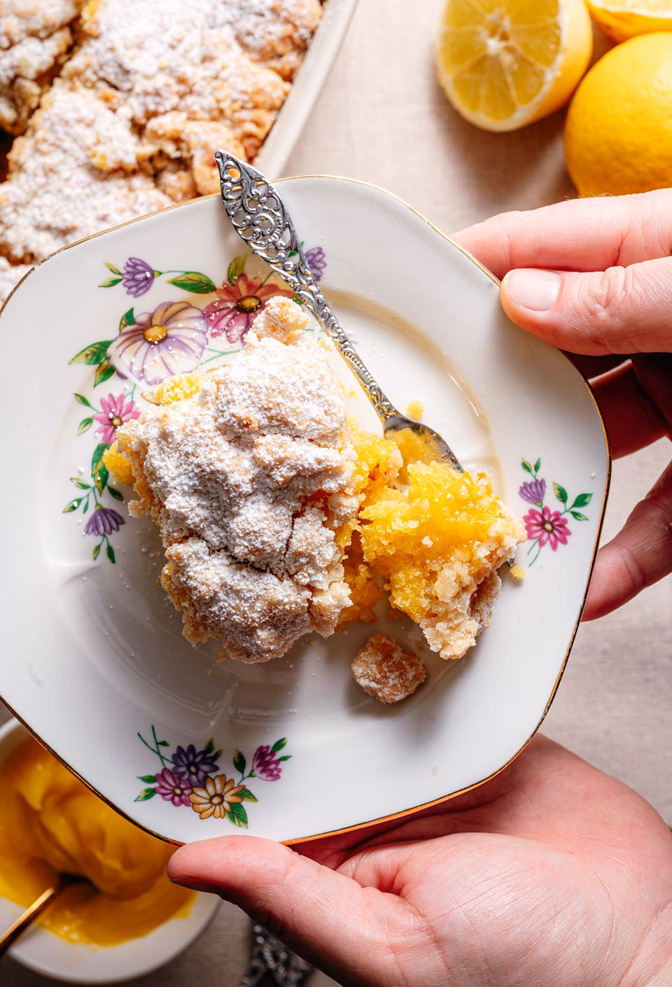 Lemon curd cake recipe