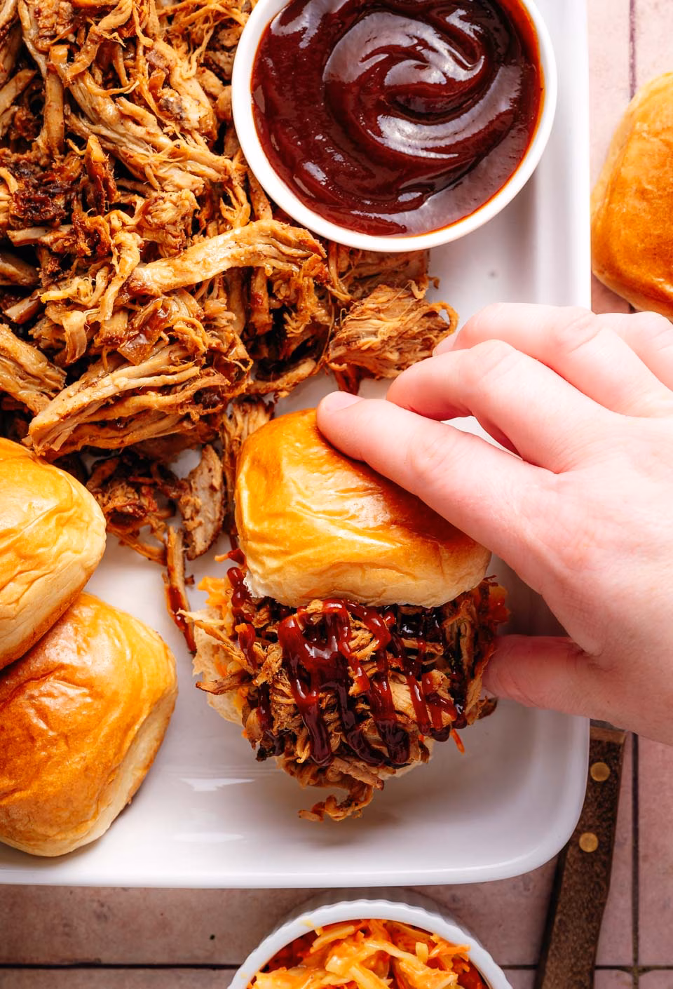 Pulled pork from the oven