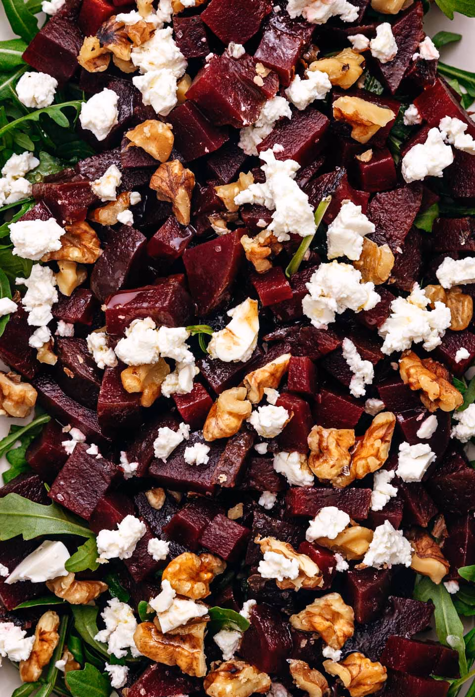 Salad with beetroot