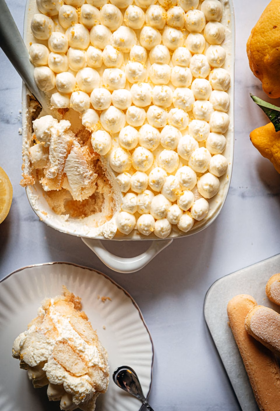 Tiramisu with limoncello