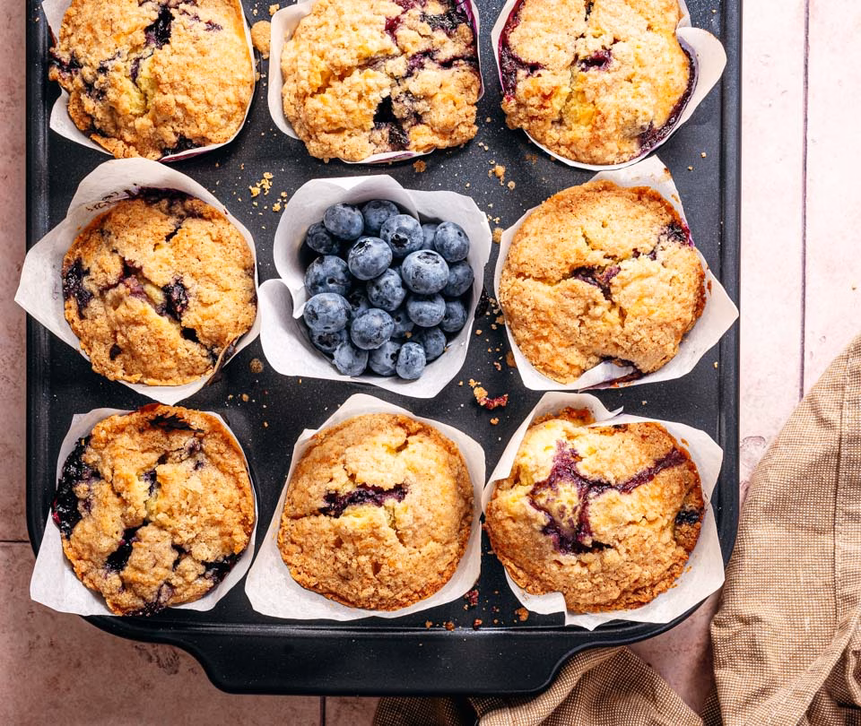 Blueberry muffins