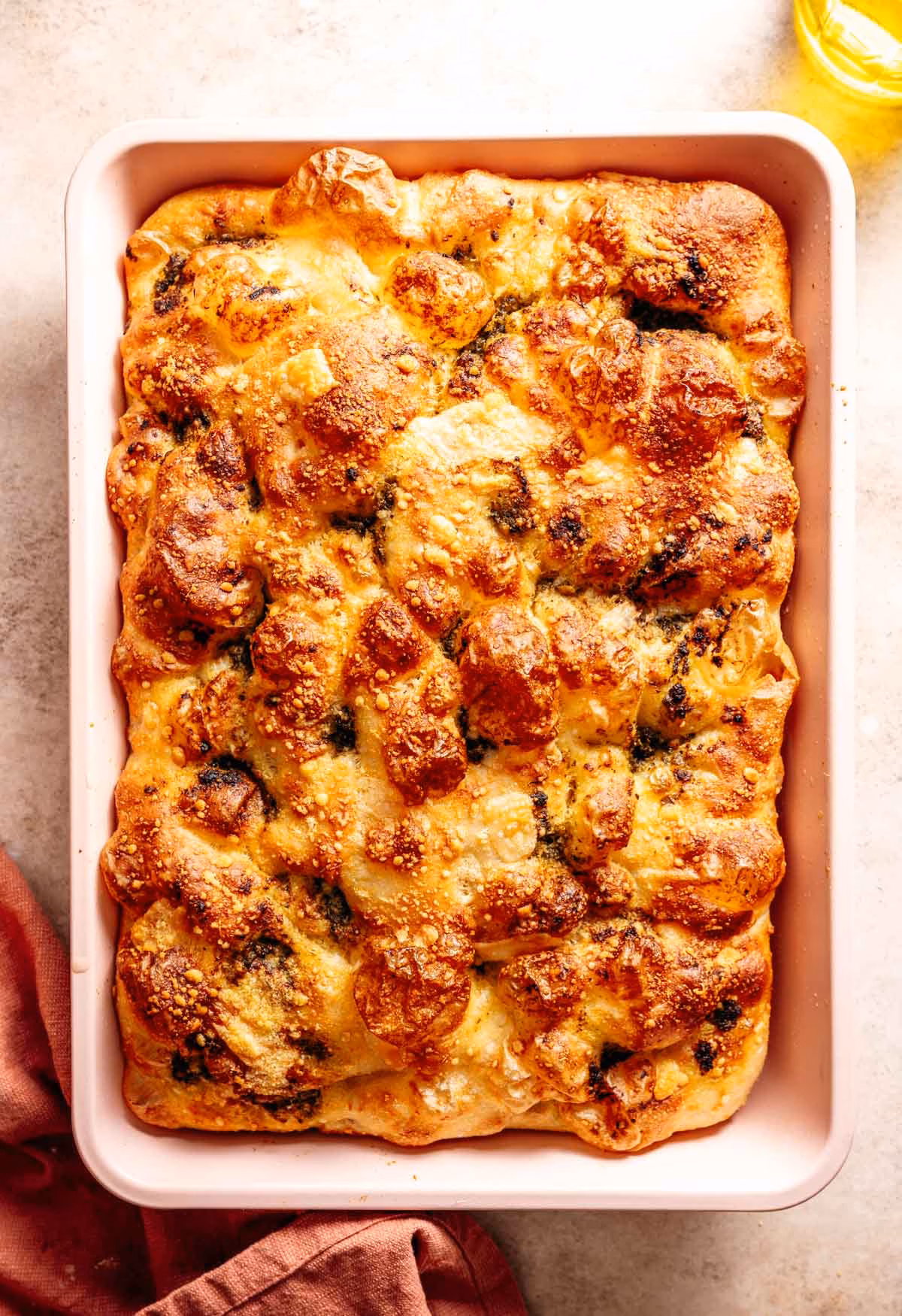 Pesto cheese focaccia