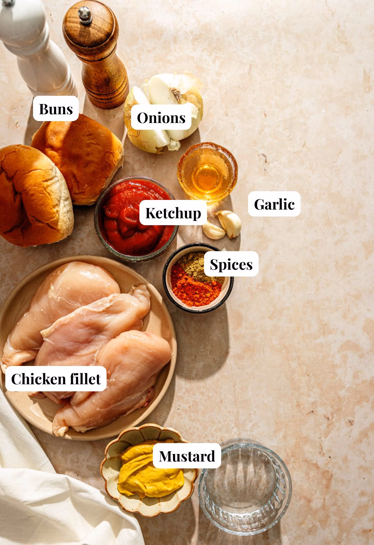 Ingredients pulled chicken