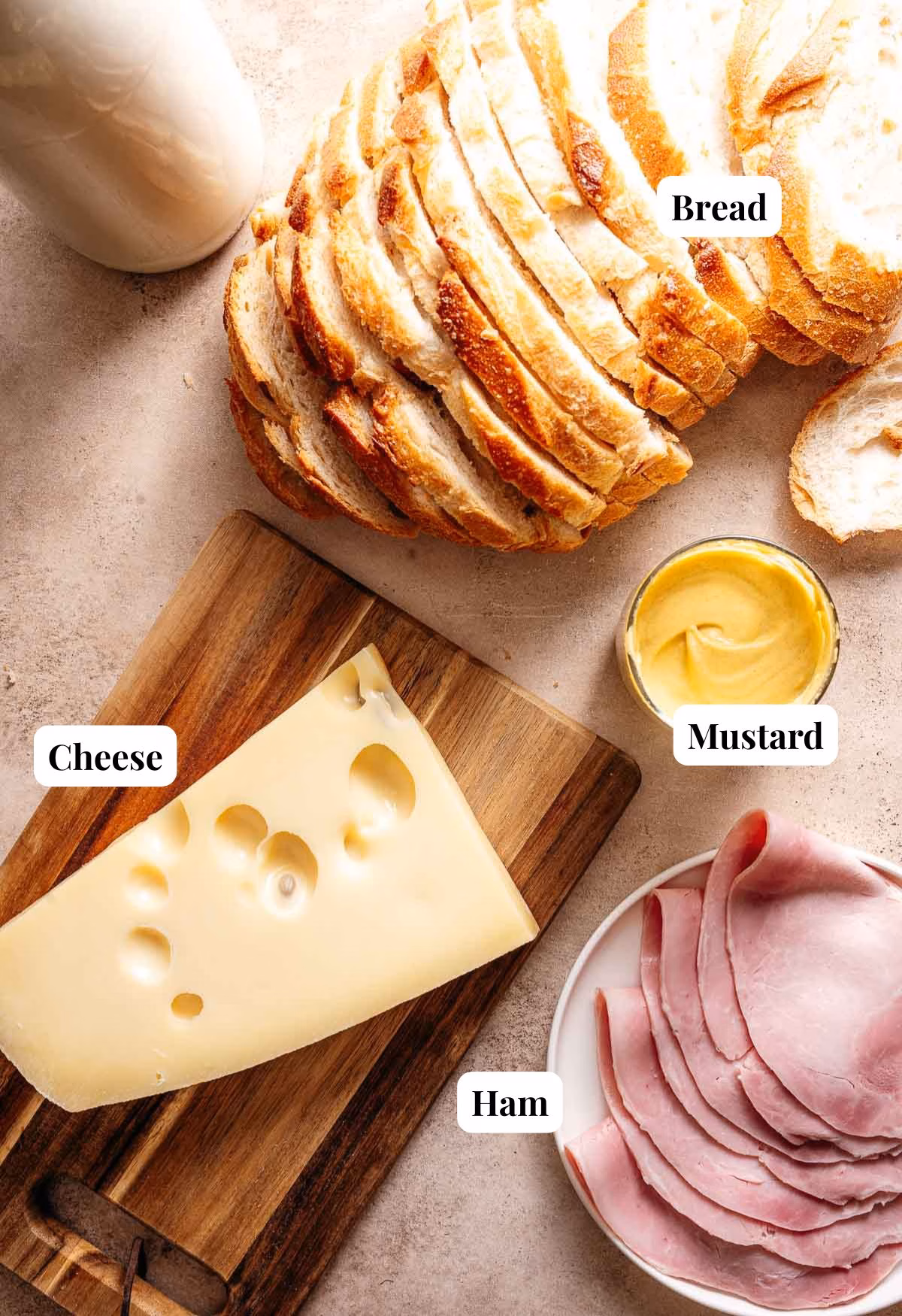 Croque monsieur ingredients