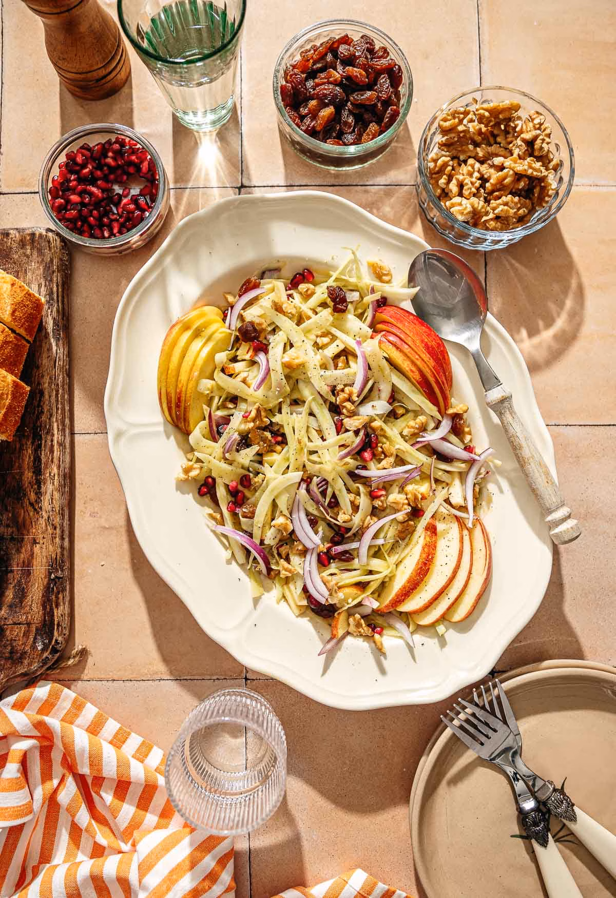 Raw fennel salad