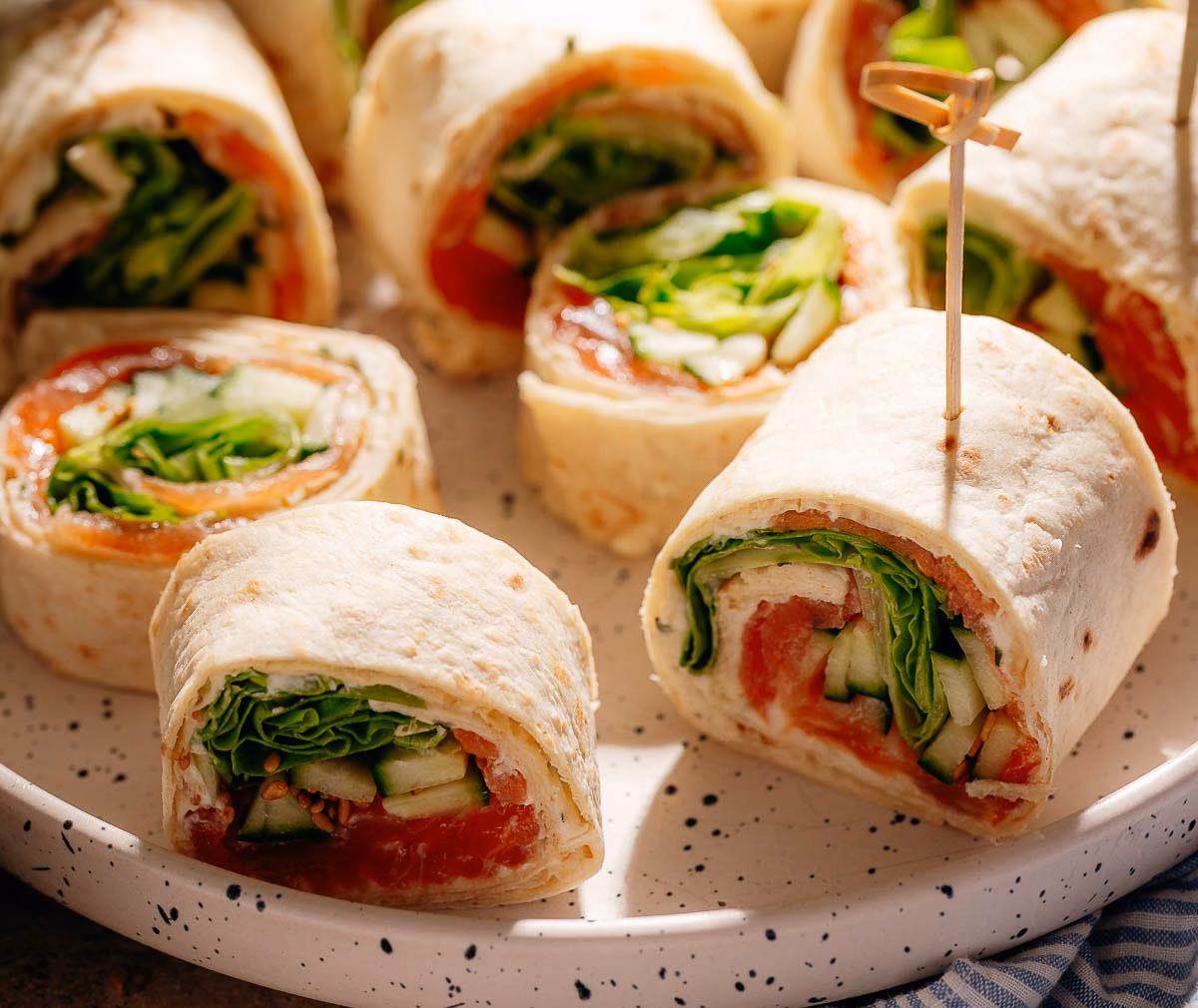 Salmon wraps