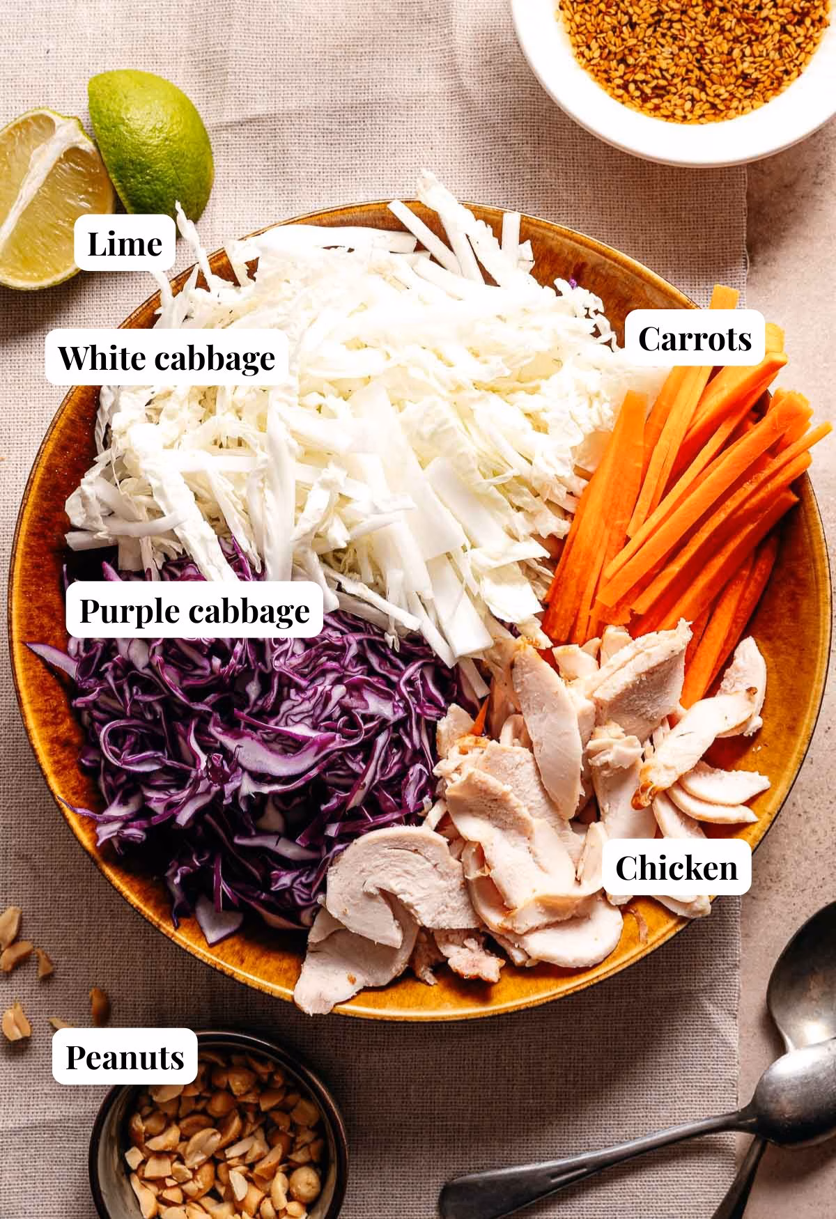 Asian chicken salad ingredients