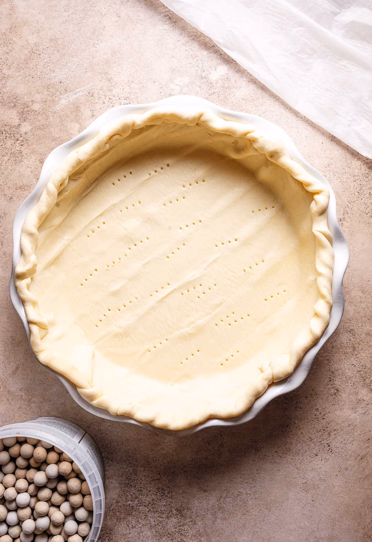 Blind baking puff pastry 1