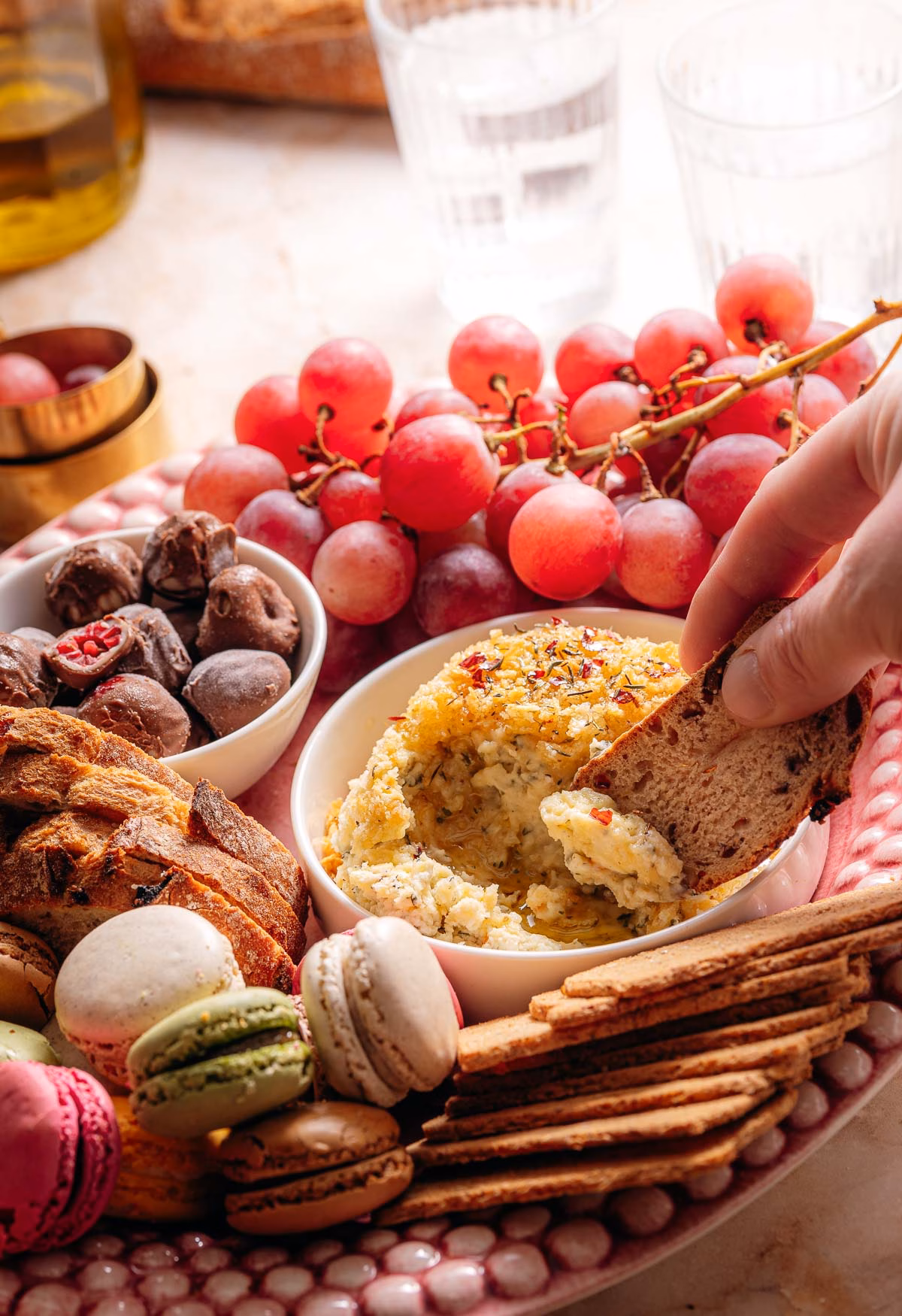 Crispy boursin cheese appetizer