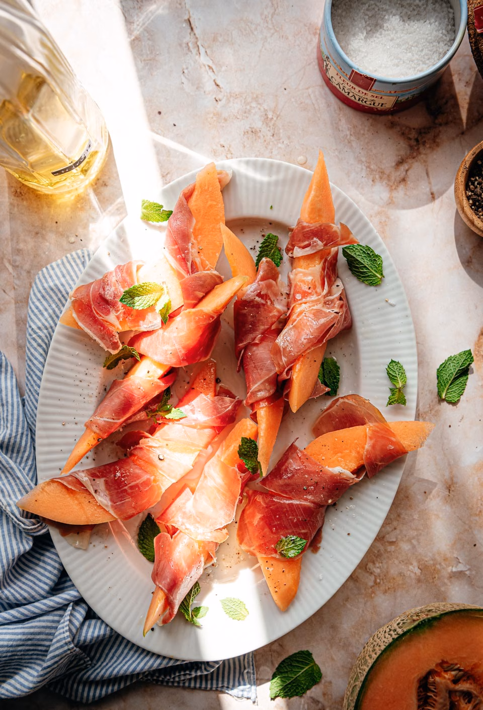 Melon with ham