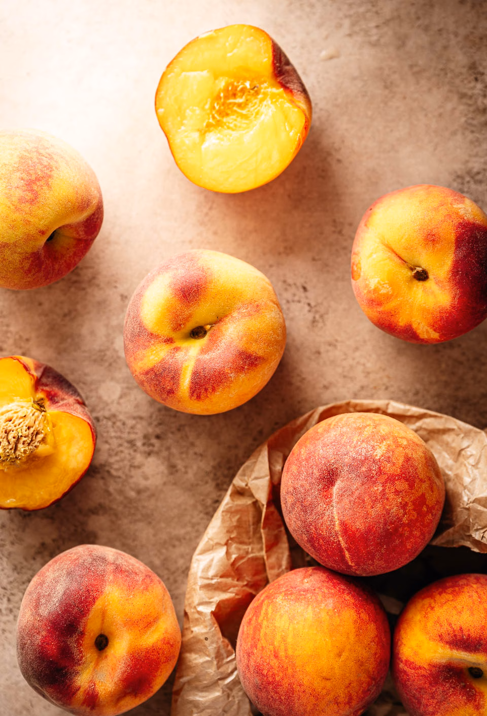 Fresh peaches