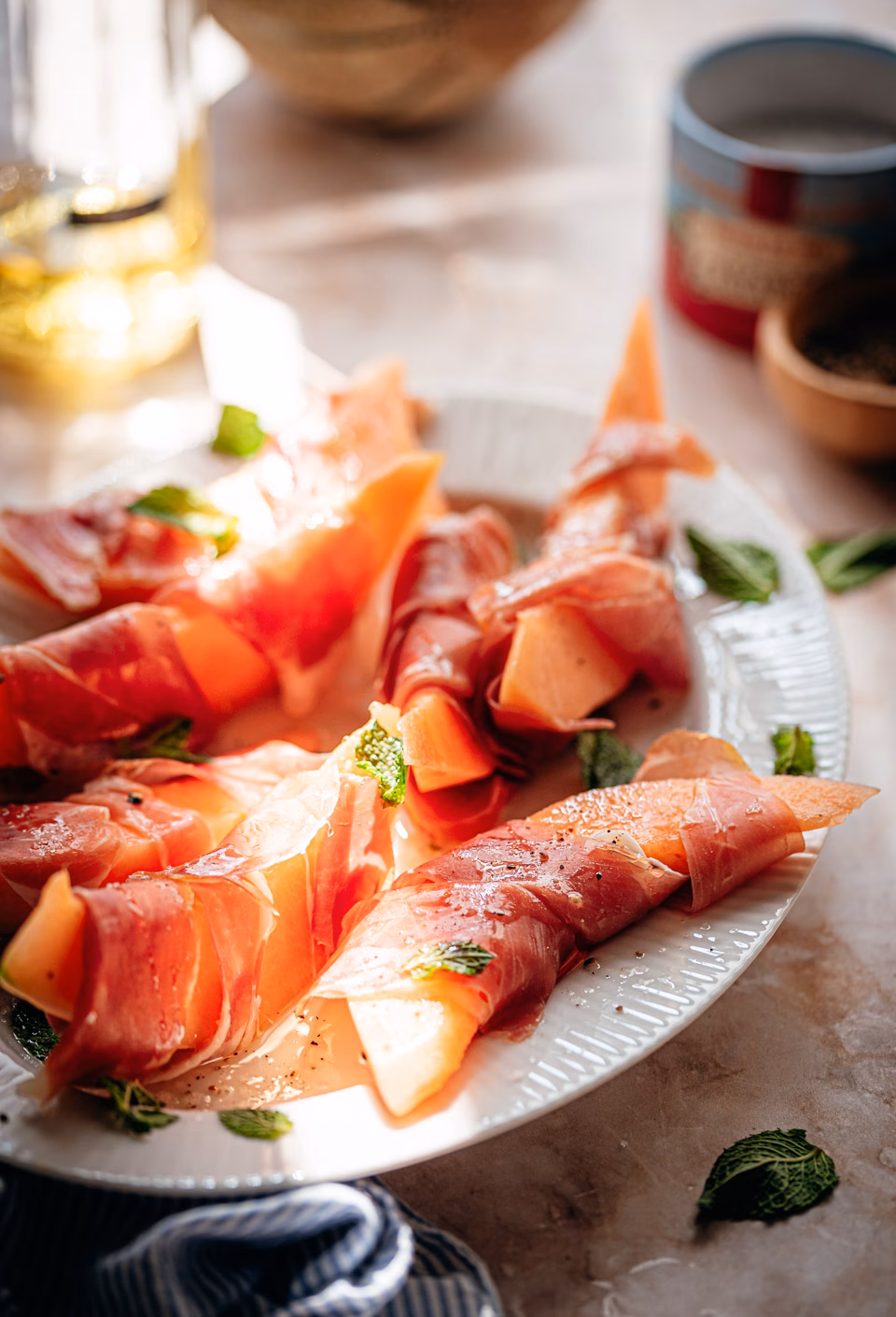 Prosciutto with melon