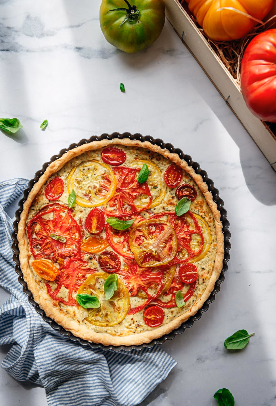 Tomato quiche