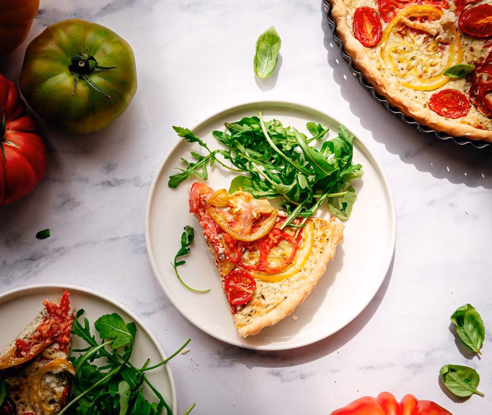 Tomato quiche