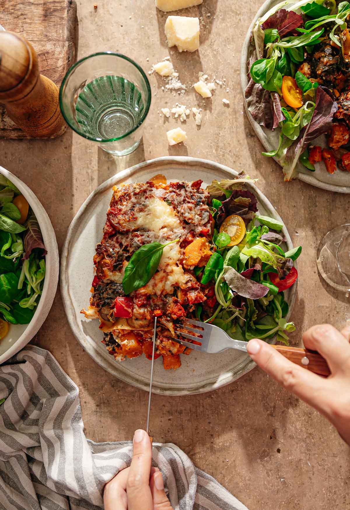 Easy pumpkin lasagna