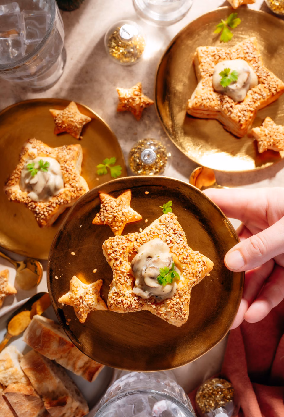 Festive mushroom ragout with truffle