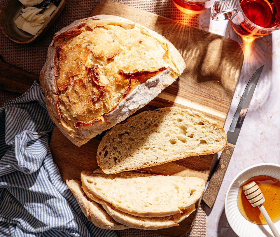 Easy no knead bread