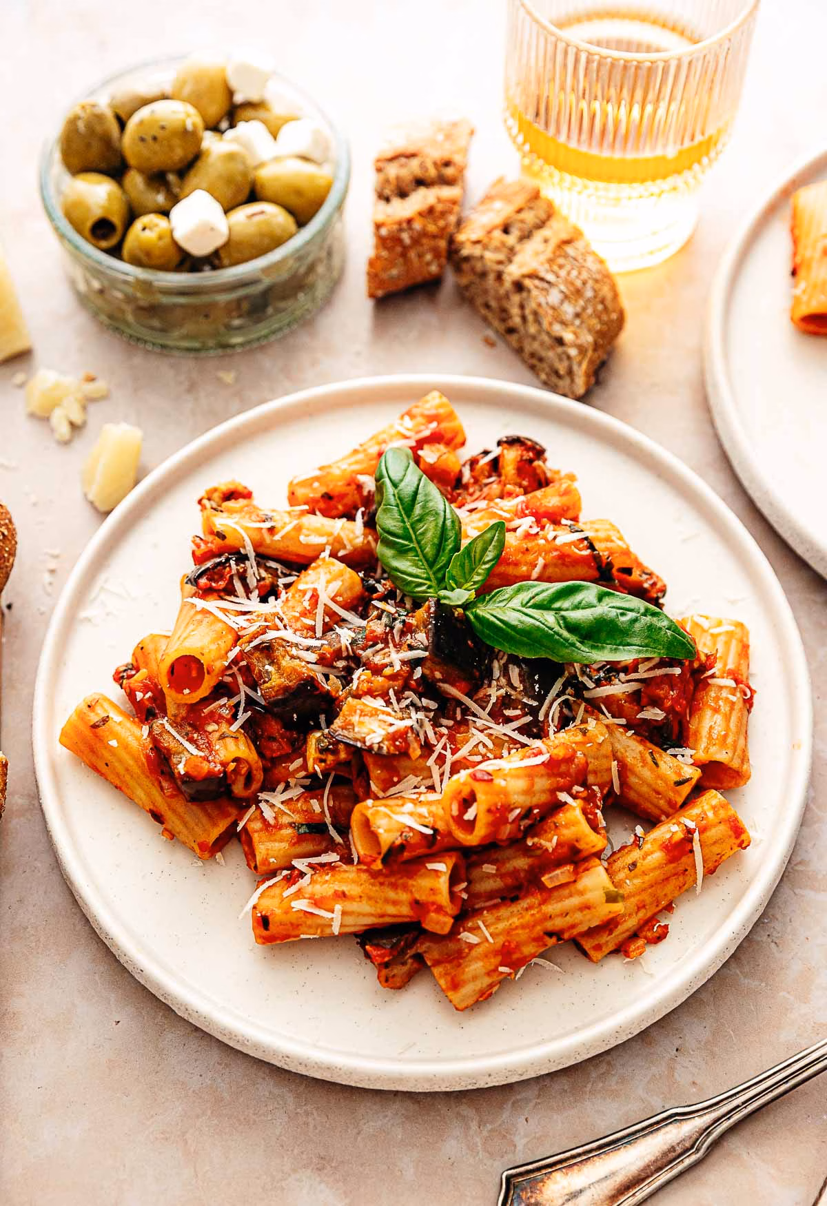 Serve with fresh pecorino