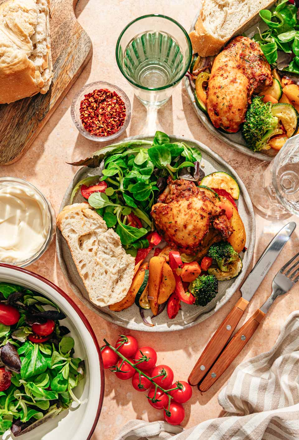 Recipe for oven baked chicken thighs