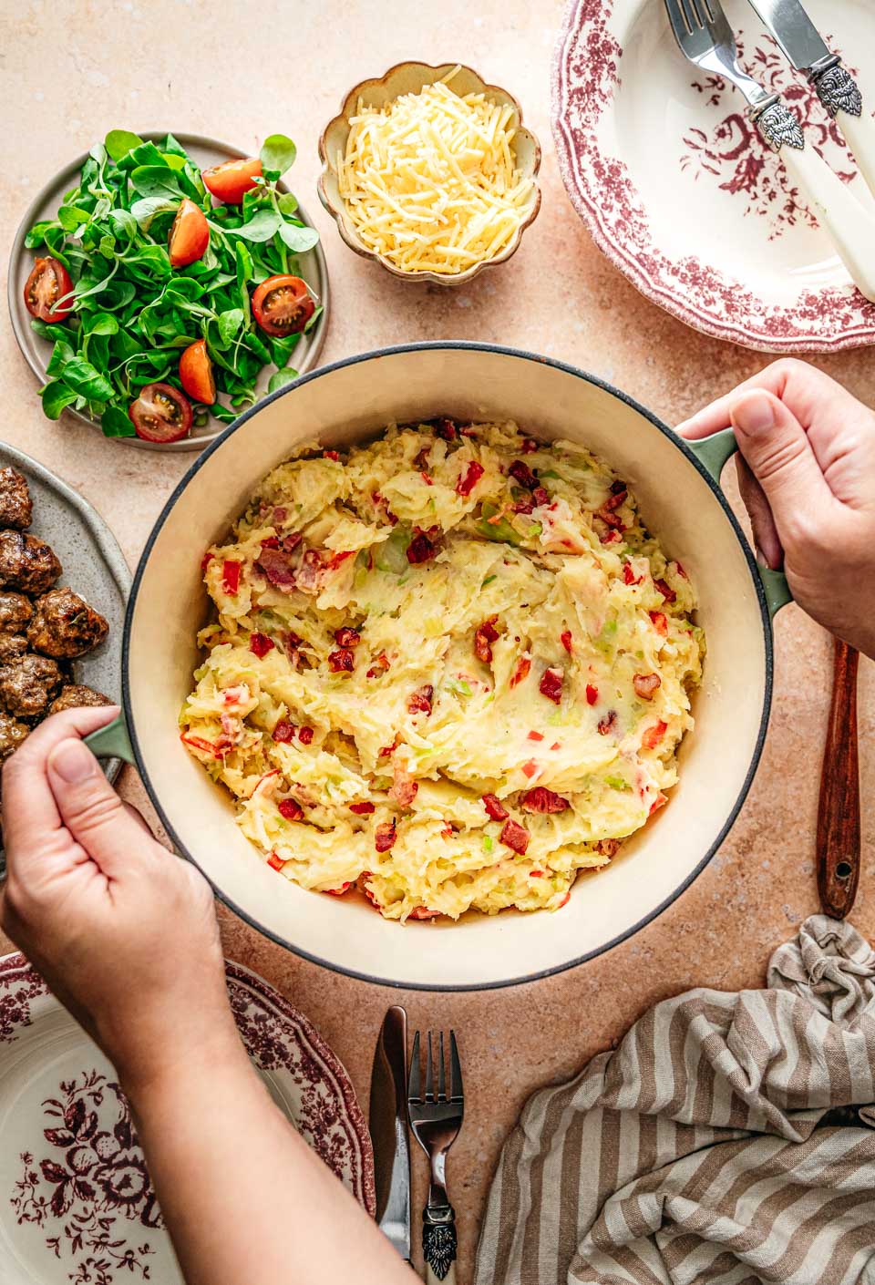 Potato and cabbage mash