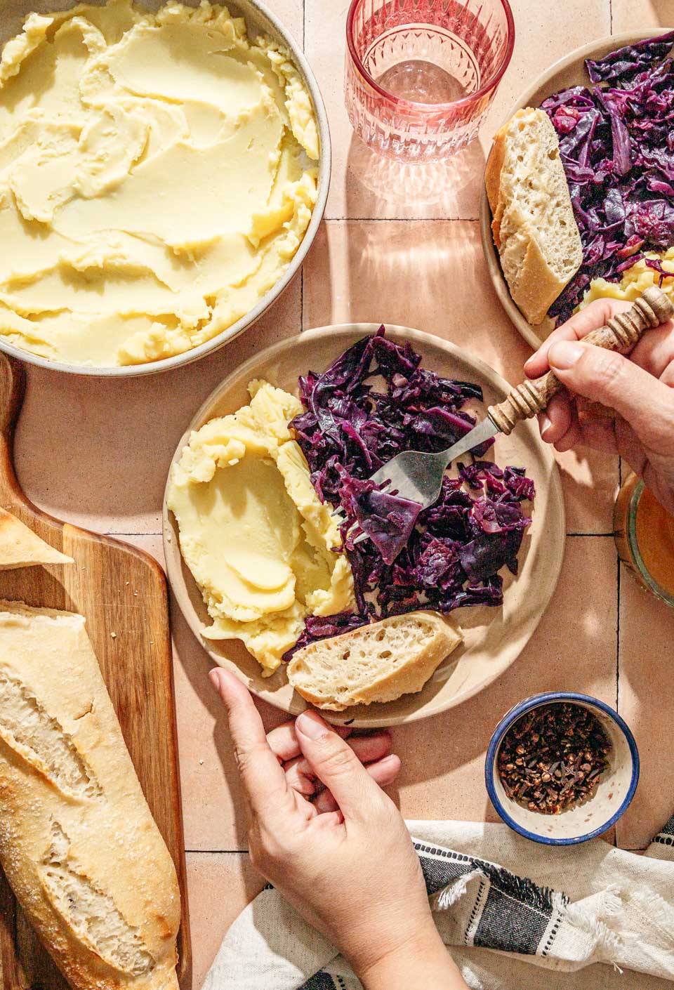 Grandma's braised red cabbage